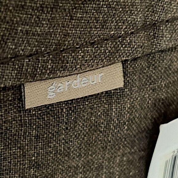 Gardeur Fine Linen Pleated Skirt Button Zipper Front Patch Pockets - Picture 5 of 12